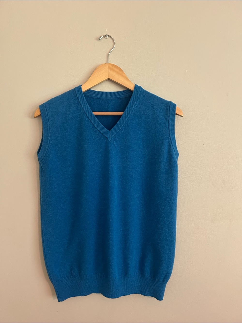 Men's Teal V-Neck Sweater Vest